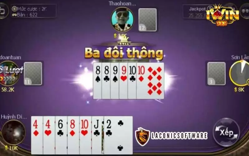 Ý nghĩa của ba đôi thông trong Tiến lên