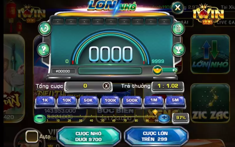 Trải nghiệm trò chơi cược lớn nhỏ với hệ thống quay thưởng minh bạch
